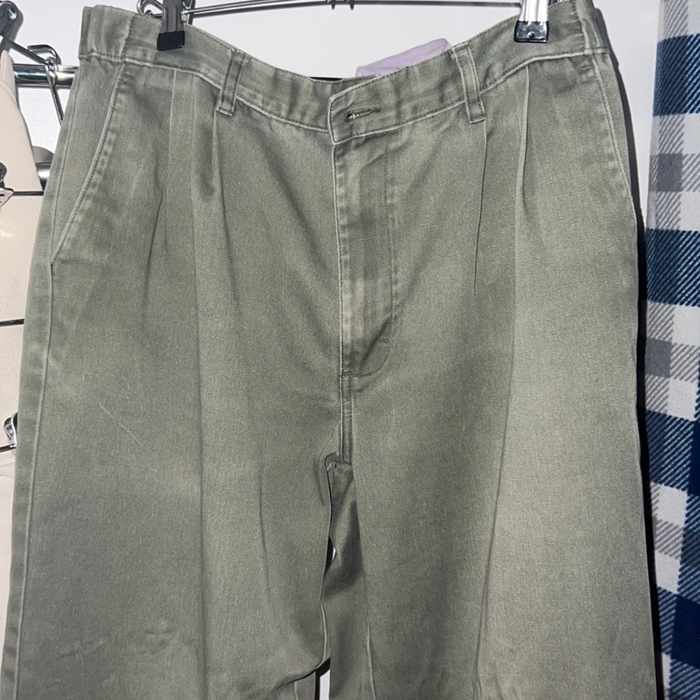 Mens green vintage jeans